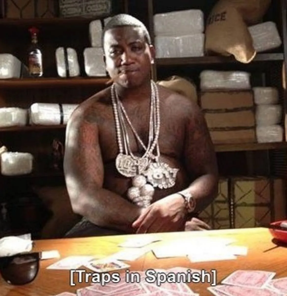 gucci mane trapping in spanish